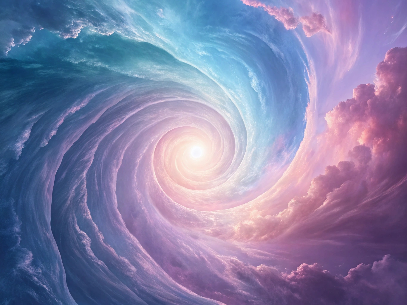 Abstrakt visualisering af meditativ tilstand