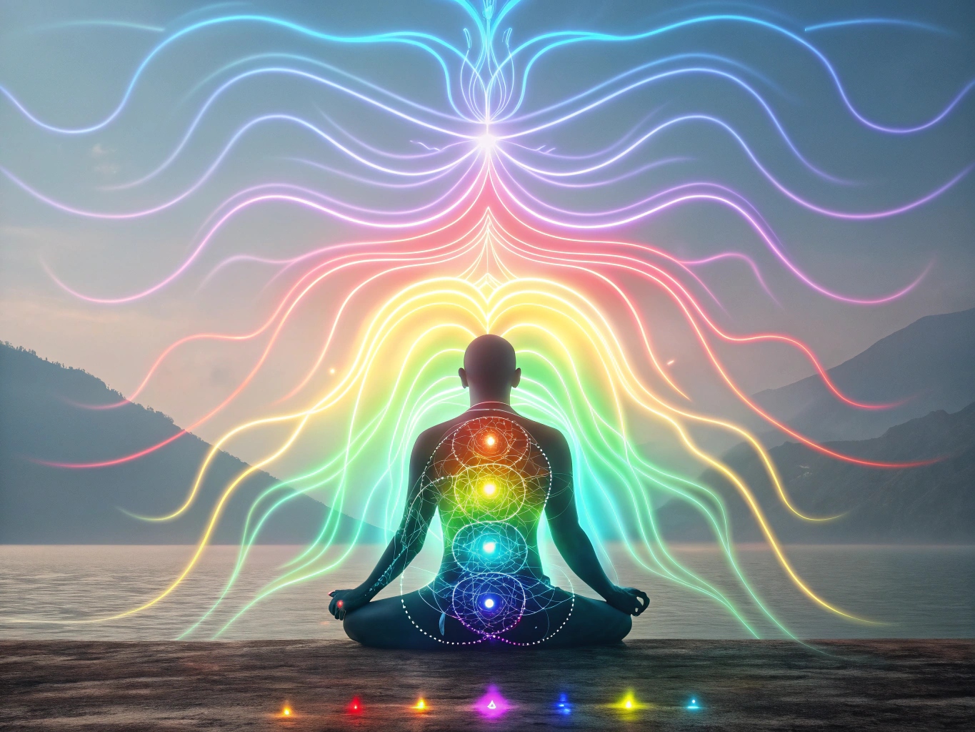 Farvefuld visualisering af kromatisk healing