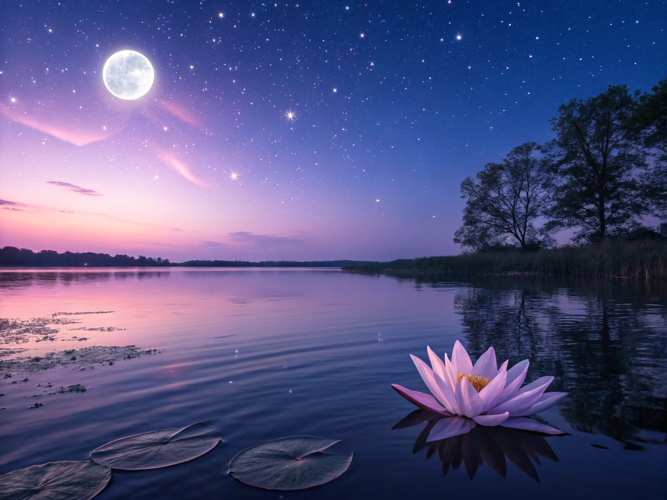 Rolig visualisering for aftenmeditation